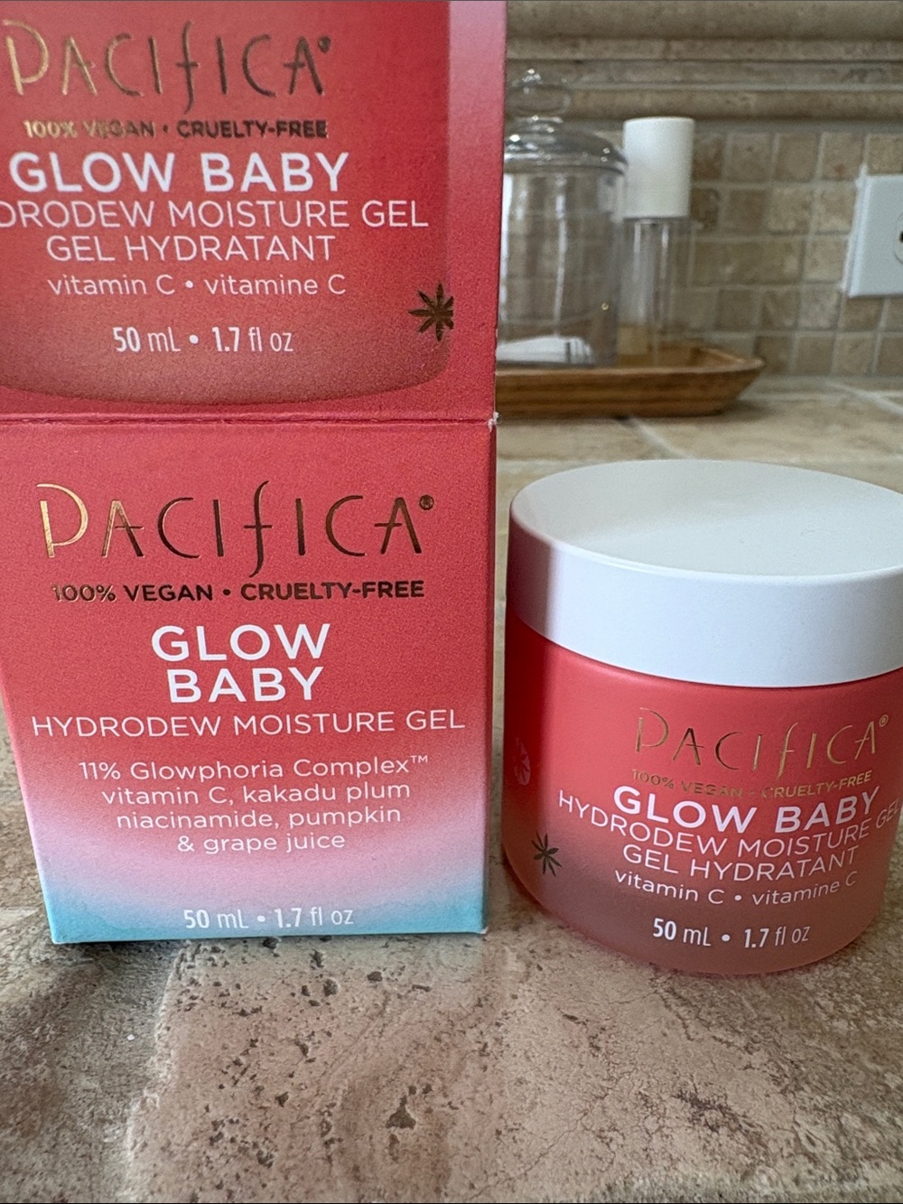 Pacifica | Glow Baby Hydrodew Moisture Gel | Hydrant Vitamin C | NWT Anti Aging